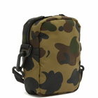 A Bathing Ape Men's 1St Camo Shark Mini Bag in Green 