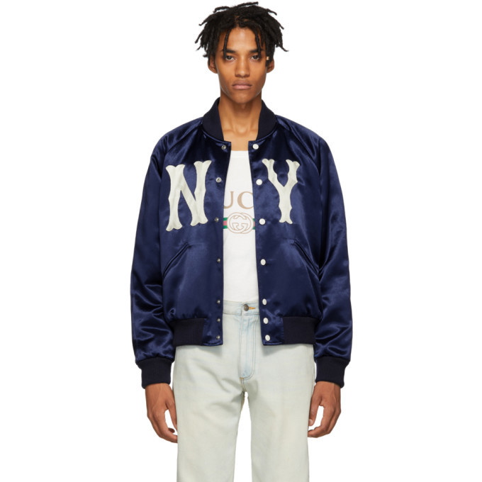 Photo: Gucci Blue New York Yankees Edition Jacket