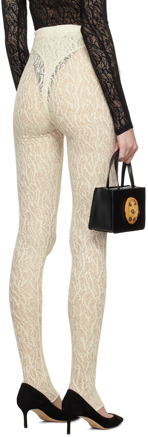 Puppets and Puppets Off-White Stirrup Leggings