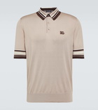 Dolce&Gabbana Logo silk polo shirt