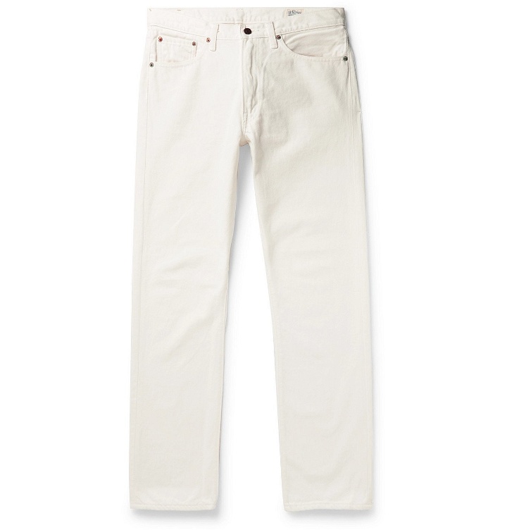 Photo: OrSlow - 107 Slim-Fit Denim Jeans - White