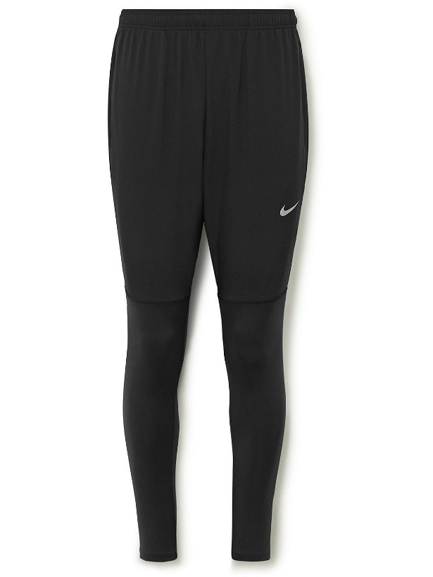 Photo: Nike Running - UV Challenger Slim-Fit Tapered Dri-FIT Track Pants - Black