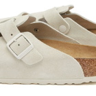 Birkenstock Boston SFB Clog - Antique White Suede