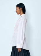 Cecilie Bahnsen Smocked Detail Poplin Shirt