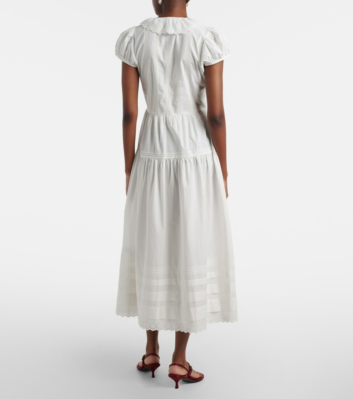 Dôen Eliette cotton midi dress