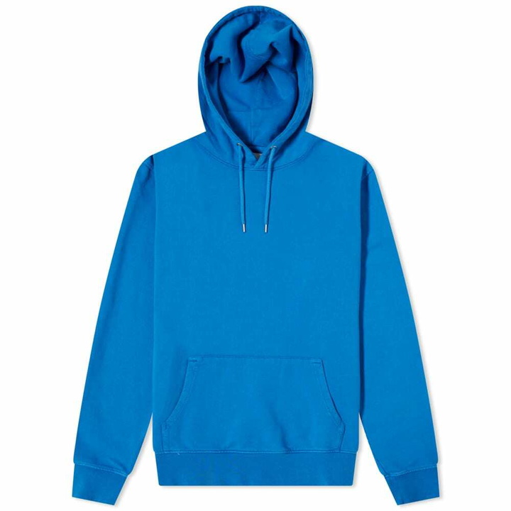 Photo: Colorful Standard Men's Classic Organic Popover Hoody in Pacific Blue