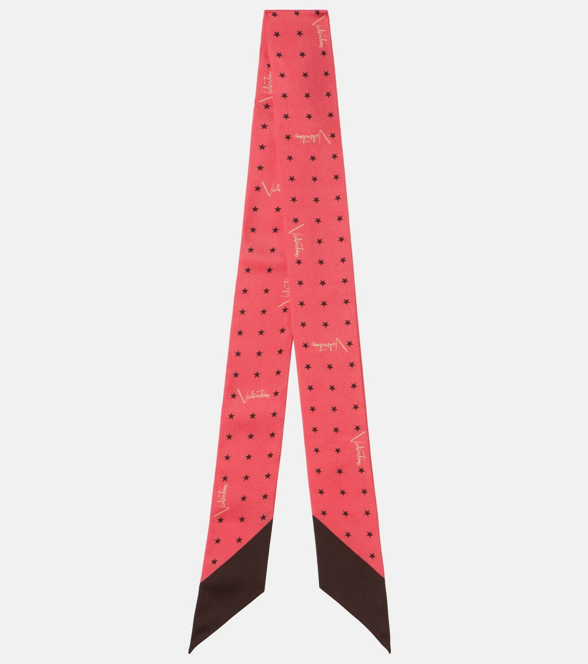 Valentino Printed silk twill scarf
