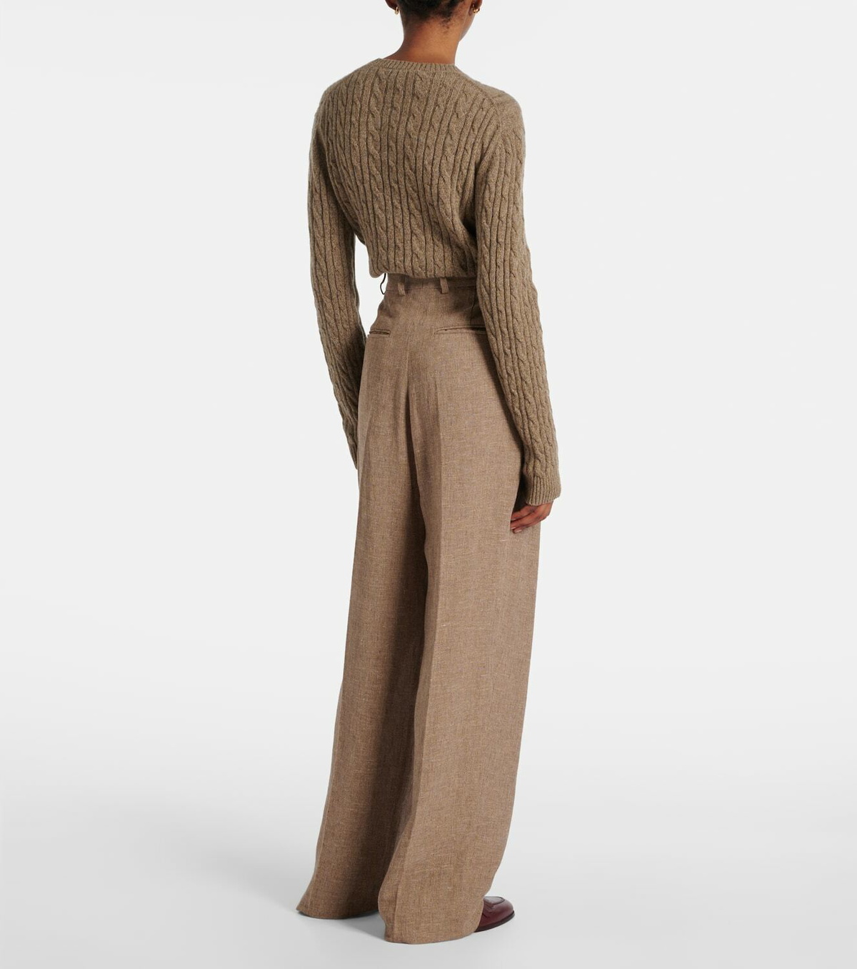 Loro Piana Linen wide-leg pants