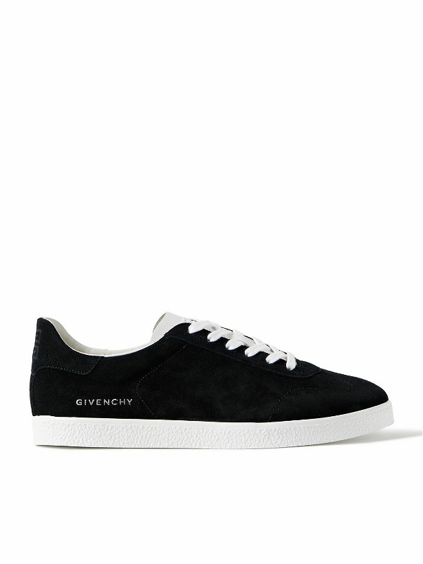 Photo: Givenchy - Town Suede and Leather Sneakers - Black