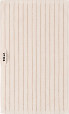 Tekla Off-White & Tan Striped Towel Set, 3 pcs