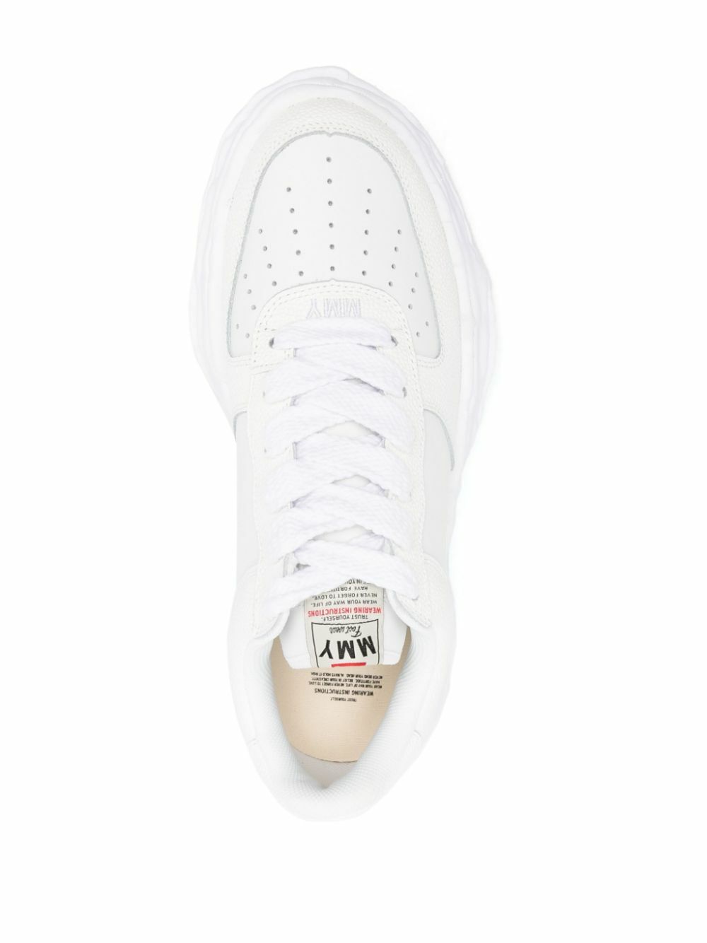 Maison MIHARA YASUHIRO White Wayne Lace-Up Sneakers
