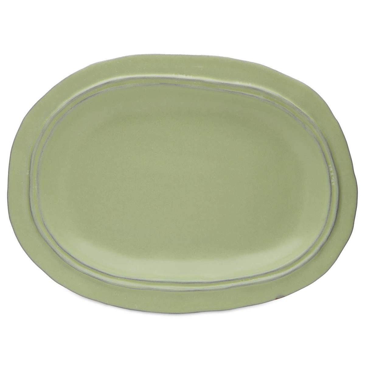 HKliving Large Ceramic Tray in Mint 