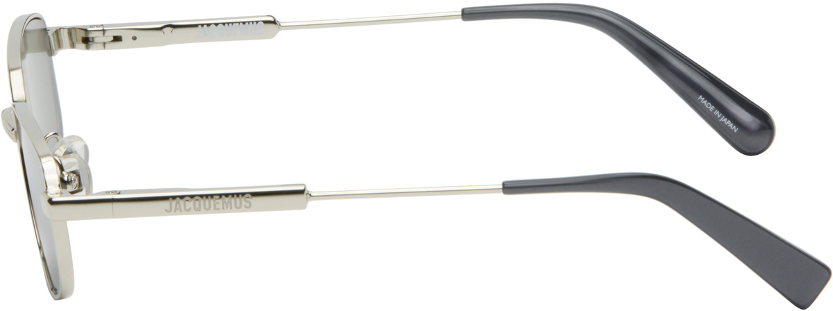 JACQUEMUS Silver 'The Sera' Sunglasses