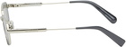 JACQUEMUS Silver 'The Sera' Sunglasses