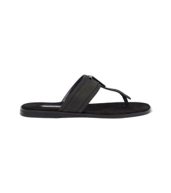 Photo: Tom Ford Brighton leather thong sandals