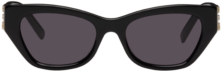 Photo: Givenchy Black Cat-Eye Sunglasses