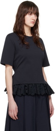 Erdem Navy Layered T-Shirt