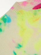 The Elder Statesman - Tie-Dyed Cashmere Sweater - Multi