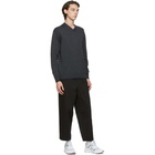 Comme des Garcons Homme Black Cotton Chino Trousers