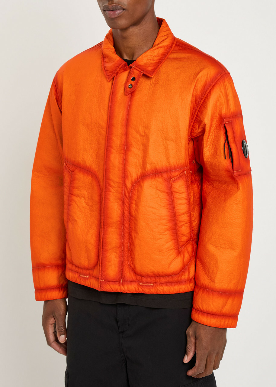 C.P. Company Feltro Bi-film Crinkled Nylon Jacket Orange C.P. Company