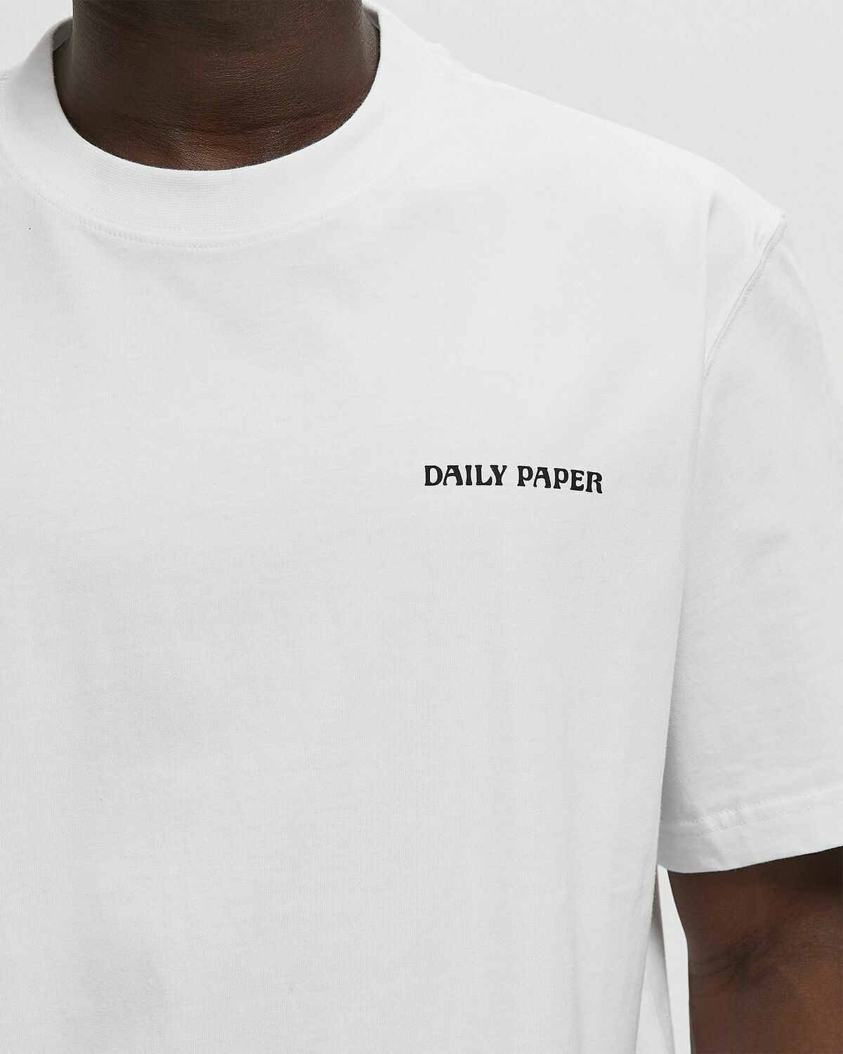 Daily Paper CHAIN SHIELD TEE White Mens Shortsleefe