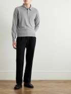 Rubinacci - Cashmere Polo Shirt - Gray