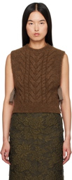 Cecilie Bahnsen Brown Aly Vest