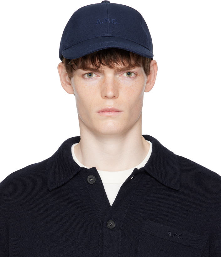 Photo: A.P.C. Navy Charlie Cap