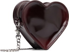Dr. Martens Burgundy Mini Heart Bag