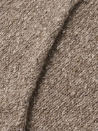 The Row - Yuto Knitted Hoodie - Brown