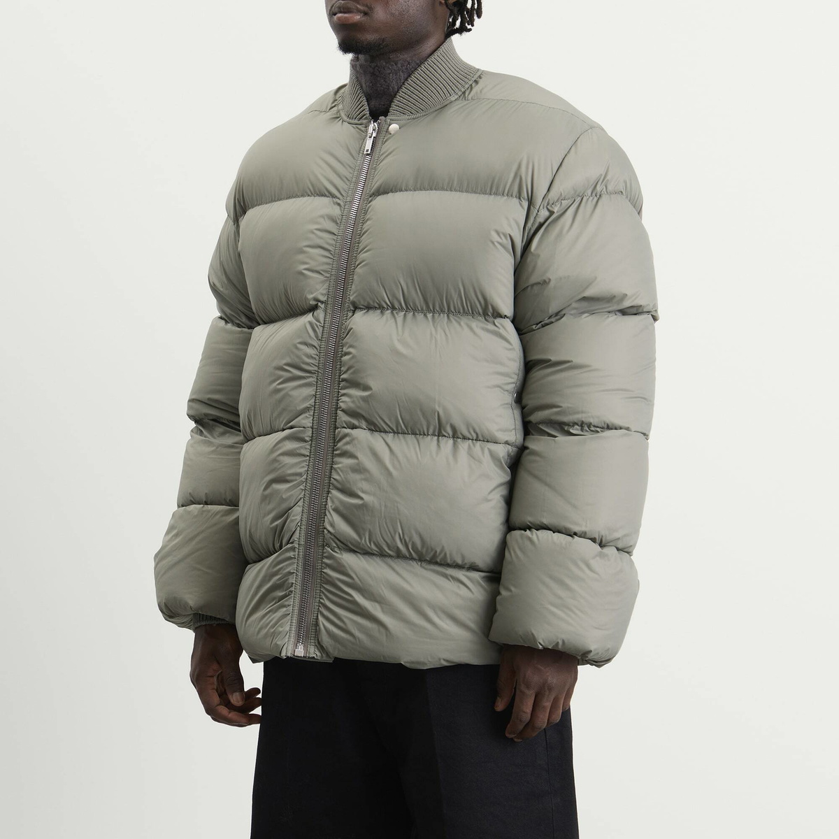 Rick Owens Men's Classic Flight Jacket in Drk Pearl