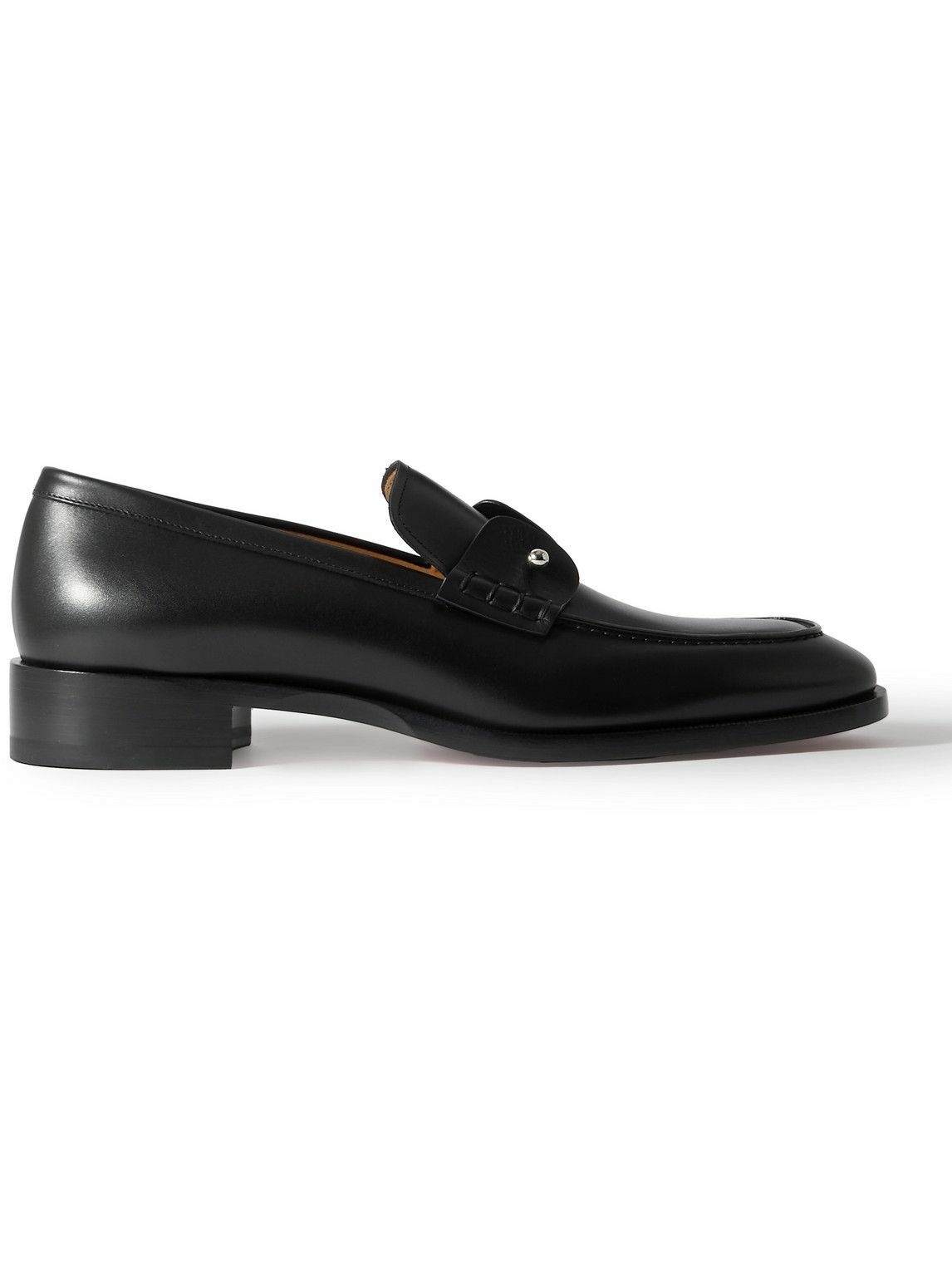 Photo: Christian Louboutin - Chambelimoc Leather Loafers - Black