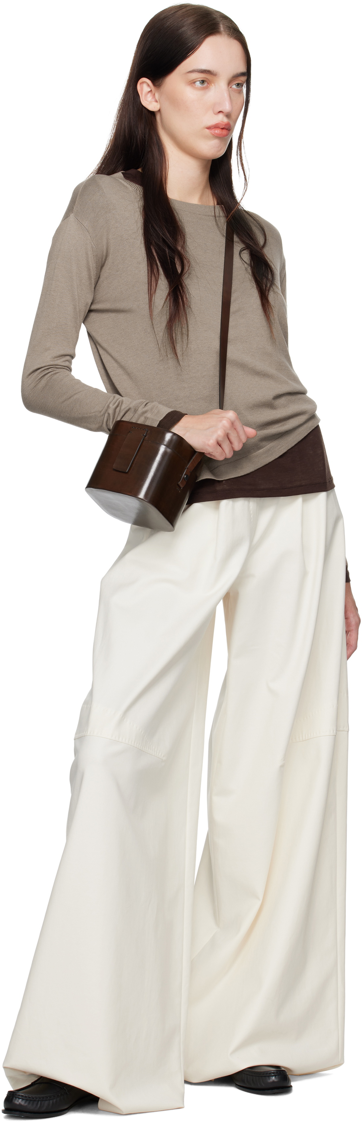 Max Mara Leisure Taupe Coimbra Sweater