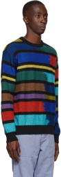 PS by Paul Smith Black & Multicolor Mixed Stripe Sweater