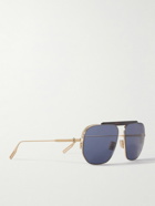 Dior Eyewear - NeoDior Aviator-Style Tortoiseshell Acetate and Gold-Tone Sunglasses
