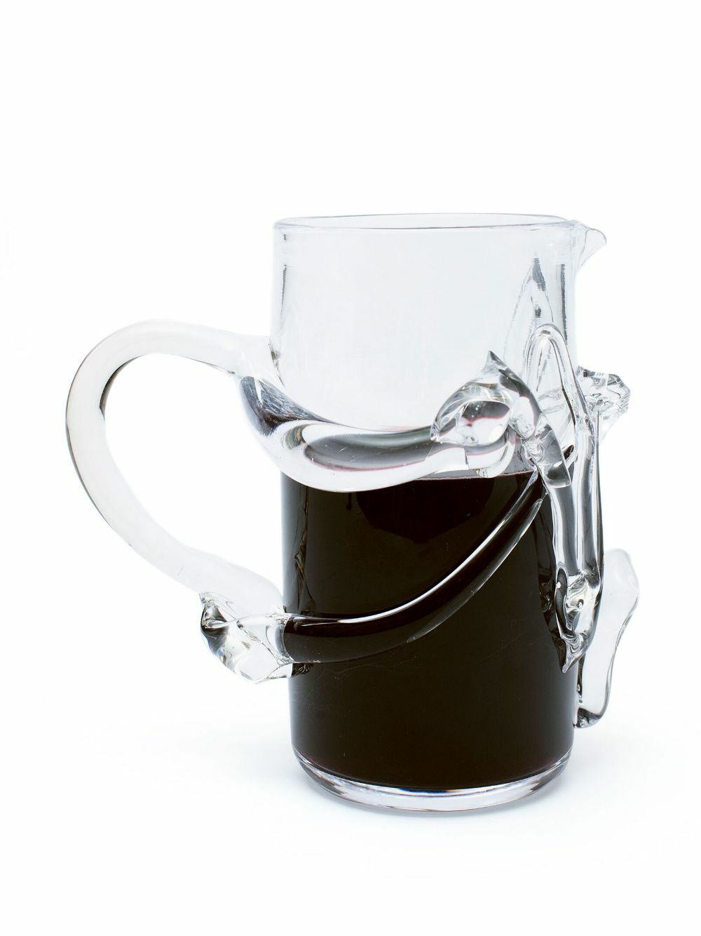 NIKO JUNE White Ivy Glass Jug