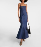 Jean Paul Gaultier Denim maxi dress