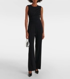 Staud Jagger draped jersey jumpsuit