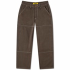 Butter Goods Men's Double Knee Work Pant in Charcoal