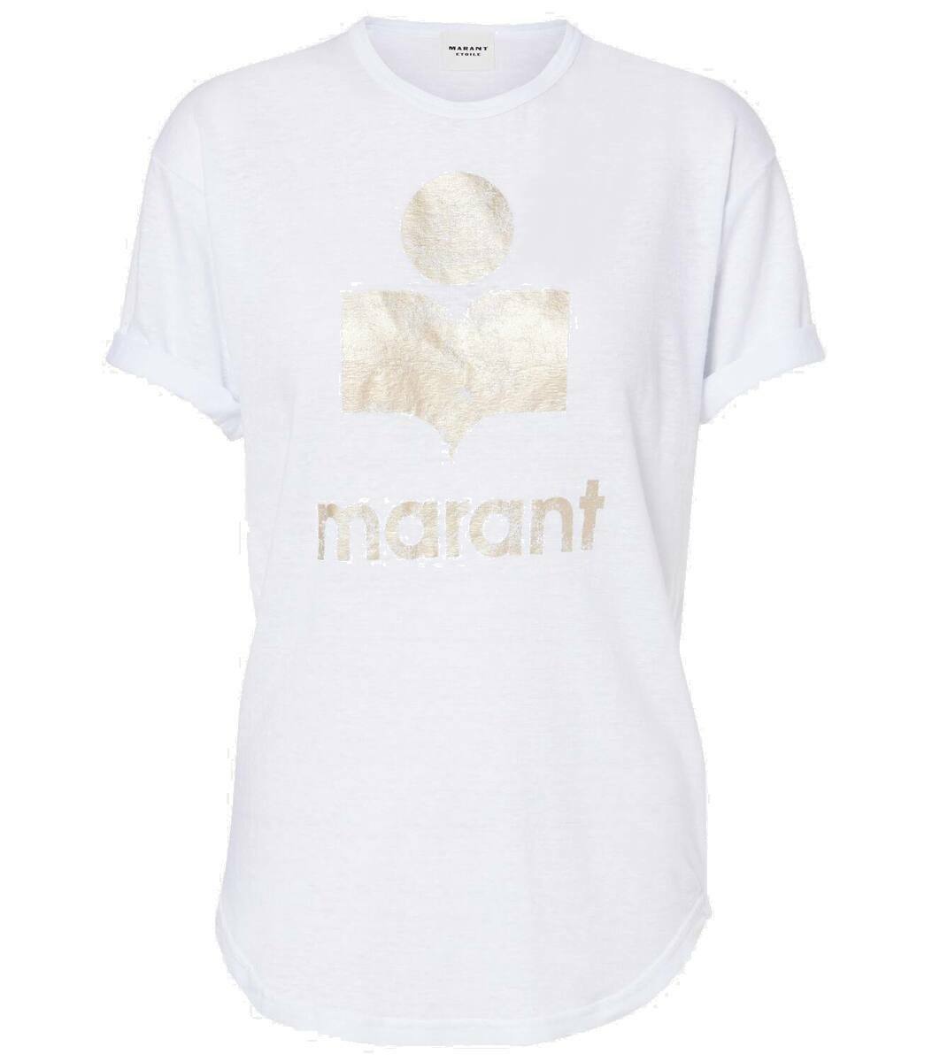 Marant Etoile White Linen T-Shirt main image 1