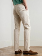 Sid Mashburn - Field Slim-Fit Tapered Garment-Dyed Cotton-Twill Trousers - Gray