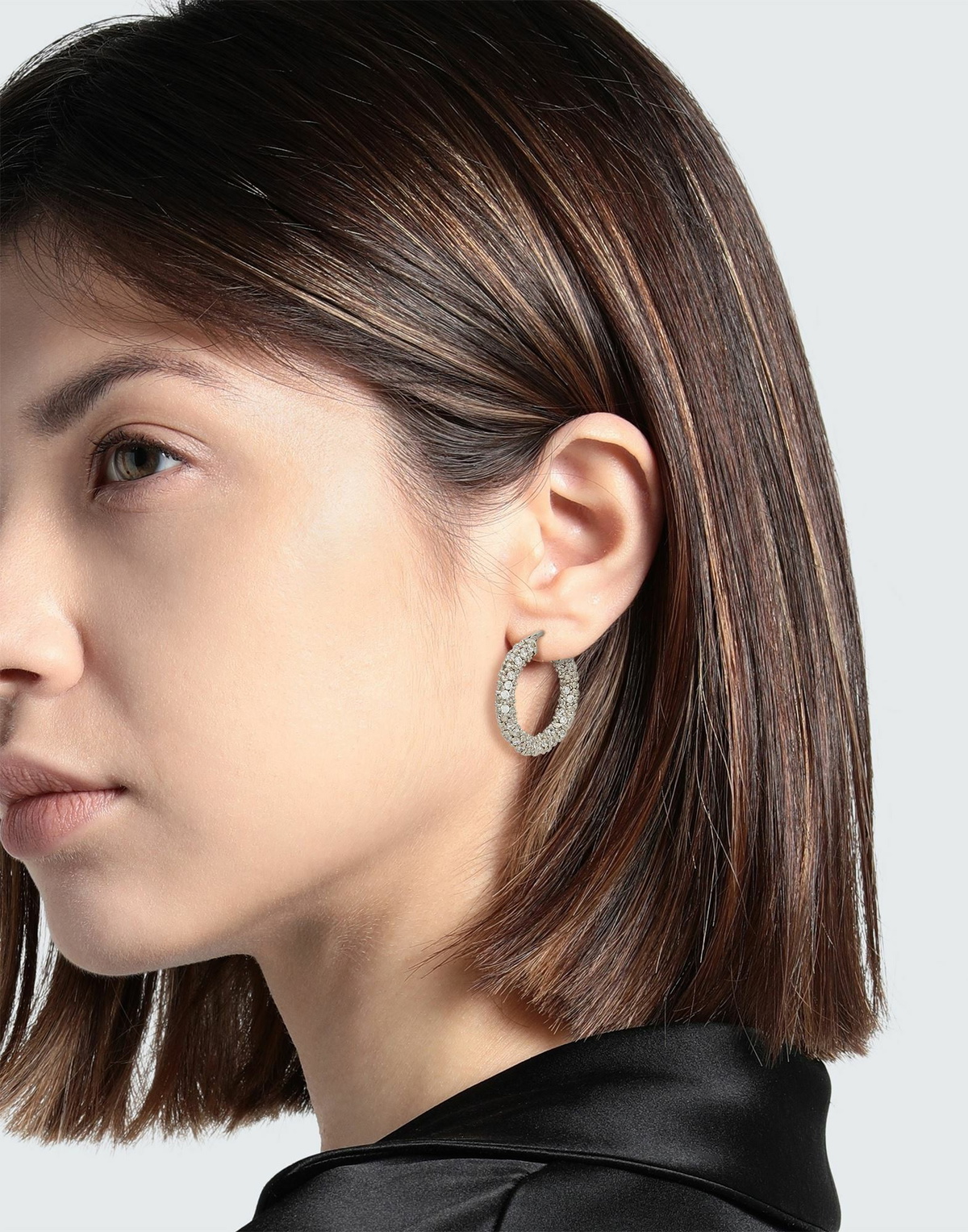 Jil Sander Womens Earrings in Silver