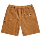 Lo-Fi Men's Corduroy Garden Work Short in Camel