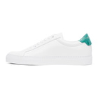 Givenchy White and Green Urban Knots Sneaker