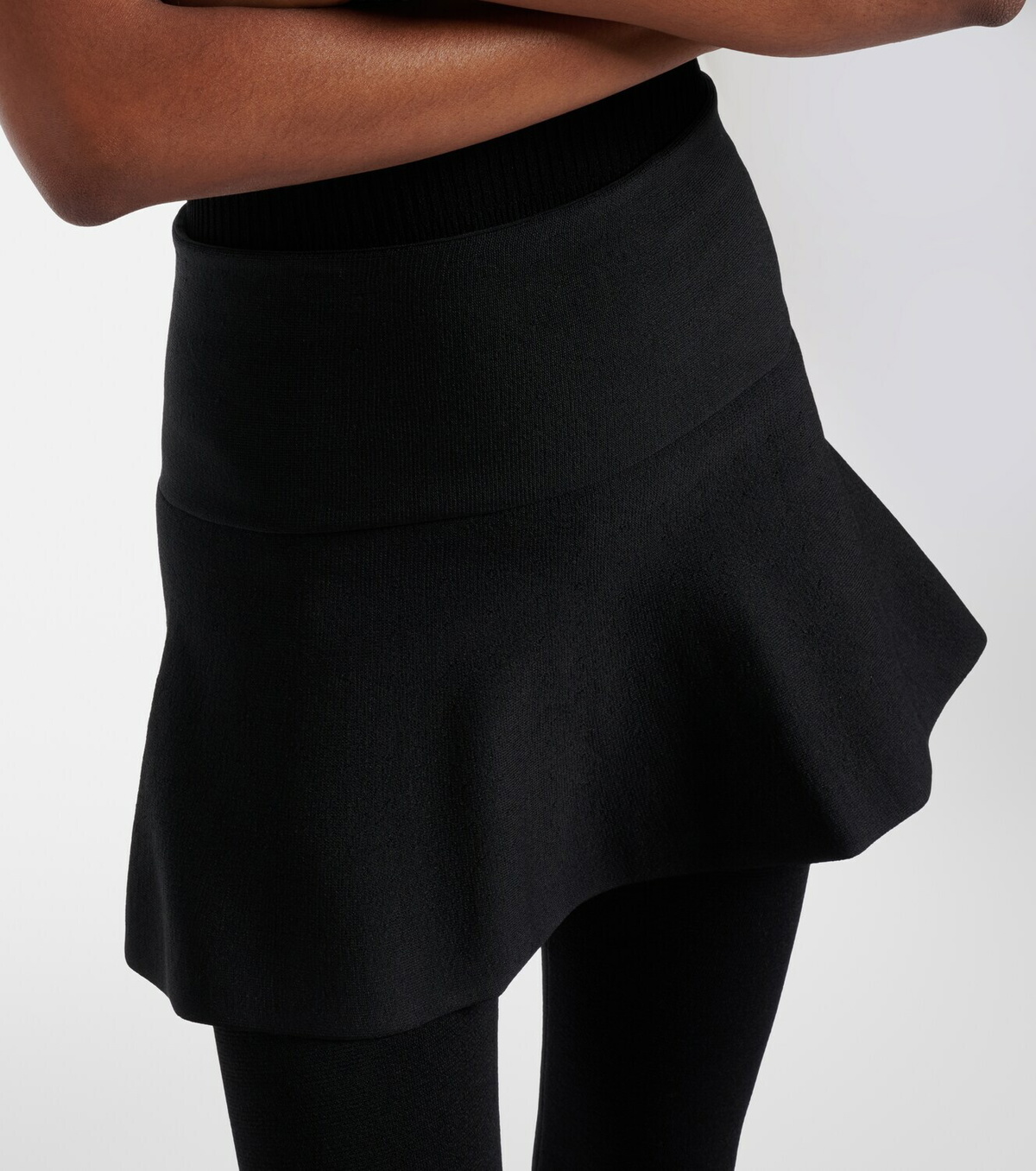 Alaïa Cropped peplum leggings
