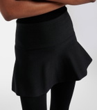 Alaïa Cropped peplum leggings