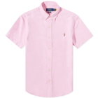Polo Ralph Lauren Men's Short Sleeve Oxford Button Down Shirt in New Rose