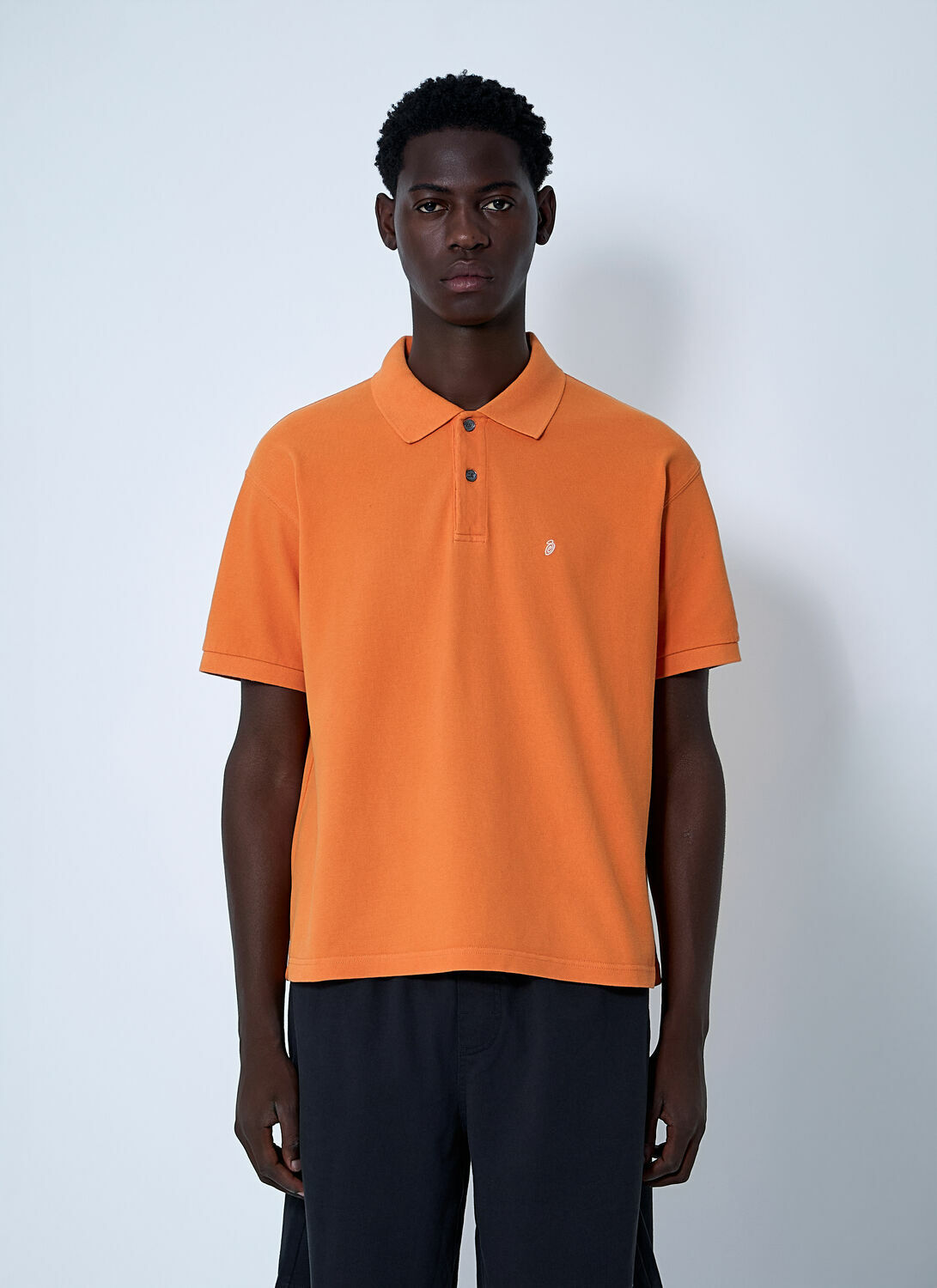Stüssy Logo Motif Polo Shirt