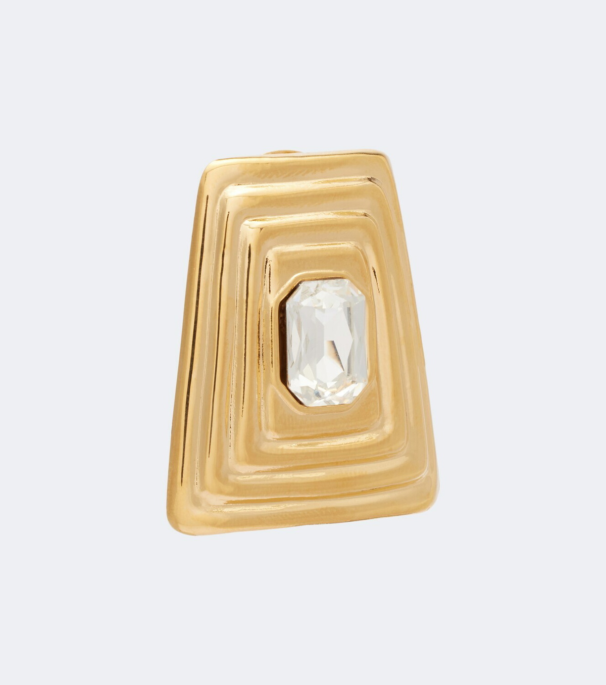 Alessandra Rich Crystal-embellished clip-on earrings