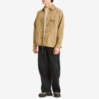 and wander Men's Cordura Cotton Ripstop Shirt Jacket in Beige